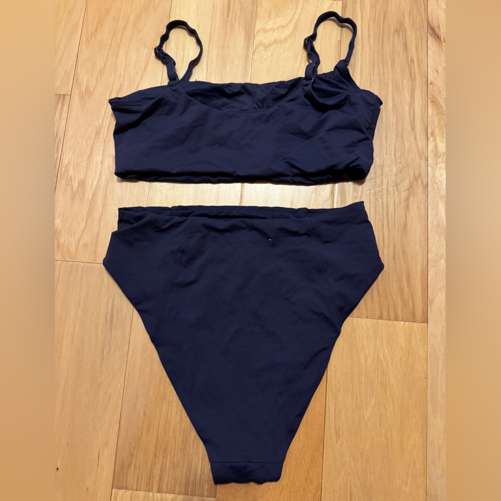 Andie - Navy Blue Bikini Set